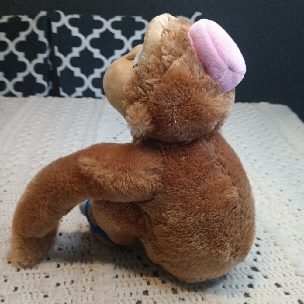 The Simpsons Universal Studios Mr Teeny Monkey Plush Chimp Stuffed Animal 12" - Picture 2 of 8